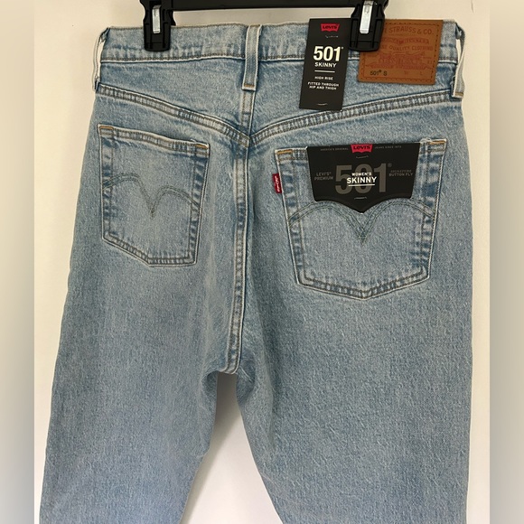 Levi’s Premium 501 High Rise Skinny Jeans - Picture 5 of 8